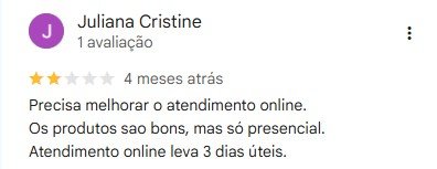 Avaliação do Google