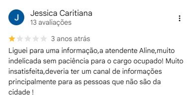 Avaliação do Google