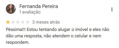 Avaliação do Google